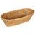 Artifacts Rattan Oval Bread Basket, Honey Brown, 14" For Sale