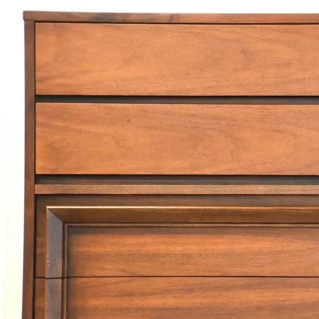 A beautifully preserved example of American mid-century craftsmanship from Basic-Witz of Waynesboro, Virginia. This five-...