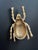 French Large Goldtone Metal Beetle Paperweight For Sale - Image 3 of 4