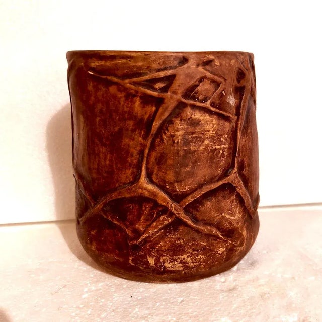 1960s Terracotta Vase by Luisa Ronchini for Cà d'Oro Venezia, 1960s For Sale - Image 5 of 8