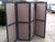 French Country 19th Century French 4 Panel Screen With Durenberger Check For Sale - Image 3 of 6