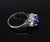 Late 20th Century Fine 2.72ct Gia Ceylon Sapphire & 0.55ct Diamond Platinum Ring Size 6.75 For Sale - Image 16 of 18