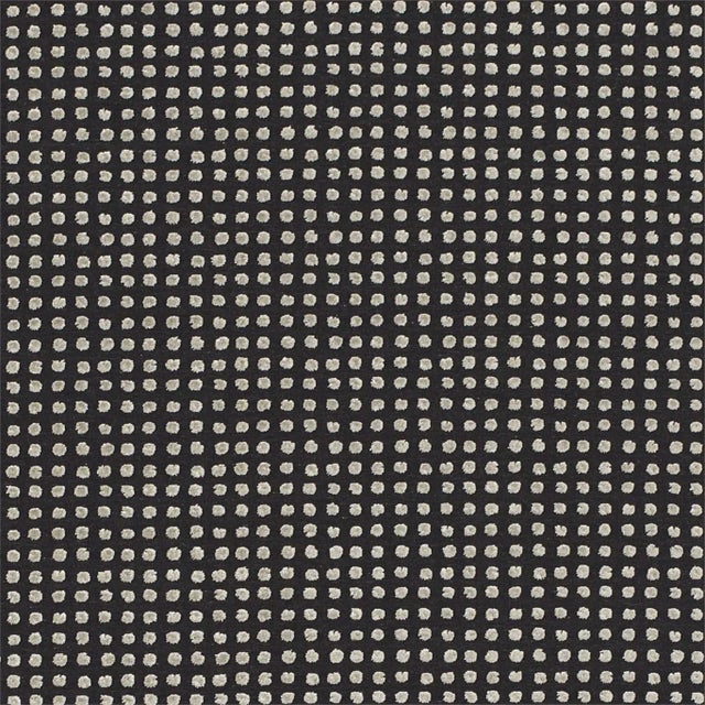 Harlequin Polka Fabric in Pebble/Charcoal For Sale