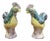 19th Century Chinese Susancai Glazed Porcelain Roosters - a Pair For Sale