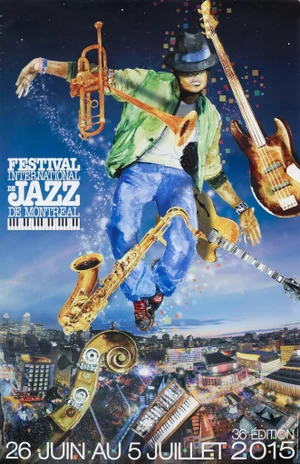 2015 Original Montreal International Jazz Festival Poster