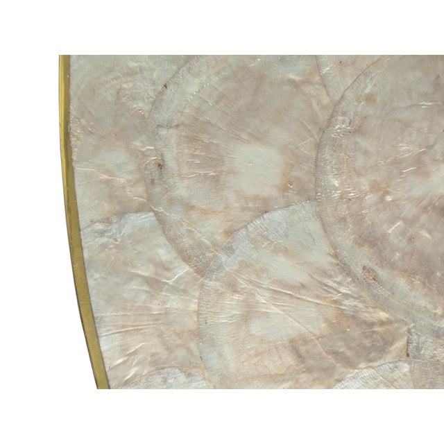 Mid 20th Century Vintage Hallie St. Mary Capiz Pearl Shell Place Mats- Set of 8 For Sale - Image 5 of 17