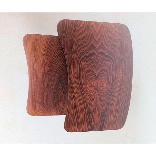 Danish Rosewood Nesting Tables, 1950s, Set of 2 For Sale - Image 13 of 15
