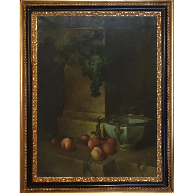 Salvatore Marinelli, Italian Still Life, Oil on Canvas, Framed For Sale - Image 6 of 6