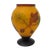 Yellow Vintage Teleflora Cameo Glass Vase - Galle-Style For Sale - Image 8 of 9