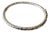 Painted Sterling Silver Bangle Bracelet Hammered Design For Sale