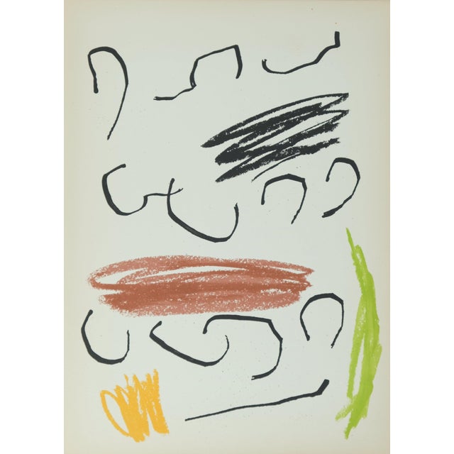 Joan Miro, Obra Inedita Recent V, Lithograph For Sale