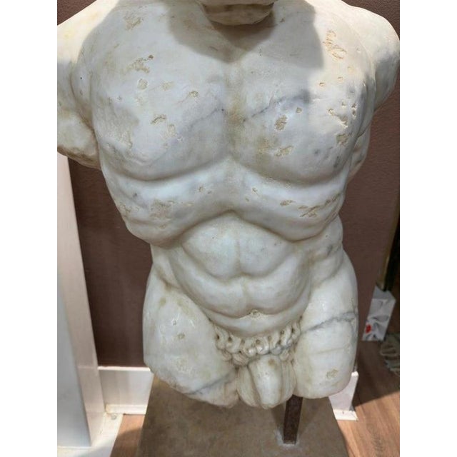 Beige Unknown, Minotaur, 17th Century, Marble For Sale - Image 8 of 12