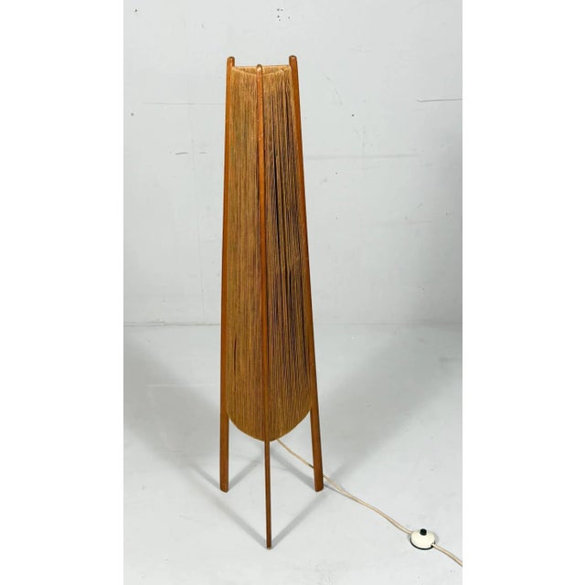 1960s Mid-Century Modern Floor Lamp in Teak from Temde, 1960s For Sale - Image 5 of 18
