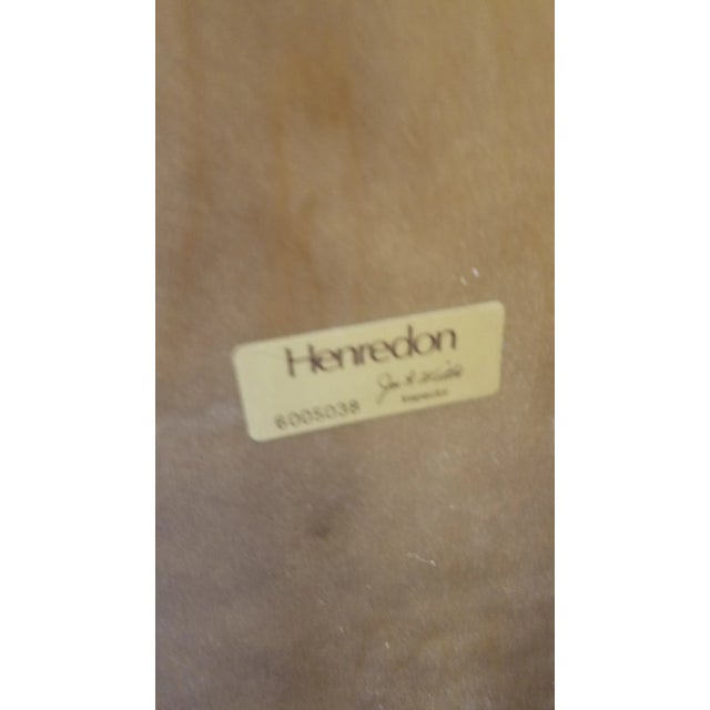 Wood Large and Handsome Henredon Biedermeier Style Olive Wood Mirror For Sale - Image 7 of 9