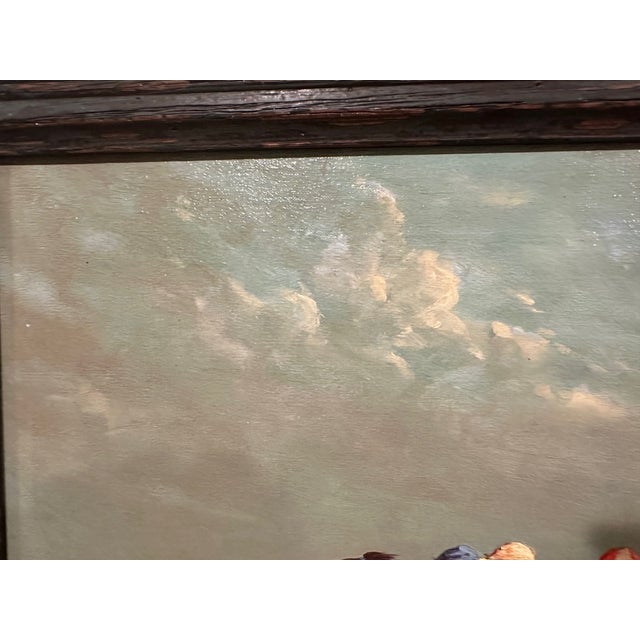 Painting of Jockeys Racing by Ninetta Butterworth For Sale In Philadelphia - Image 6 of 10