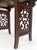 Chinese Baker Solid Walnut Pierced Carved Legs Rolled Edge Asian Console Sofa Table MINT For Sale - Image 3 of 15
