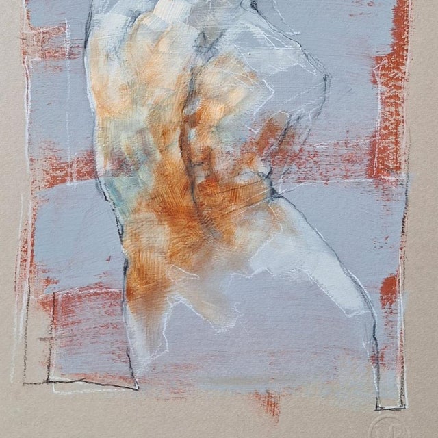 Michal Bajsarowicz, Female Nude, 2026, Ink & Pastel on Paper For Sale - Image 6 of 7