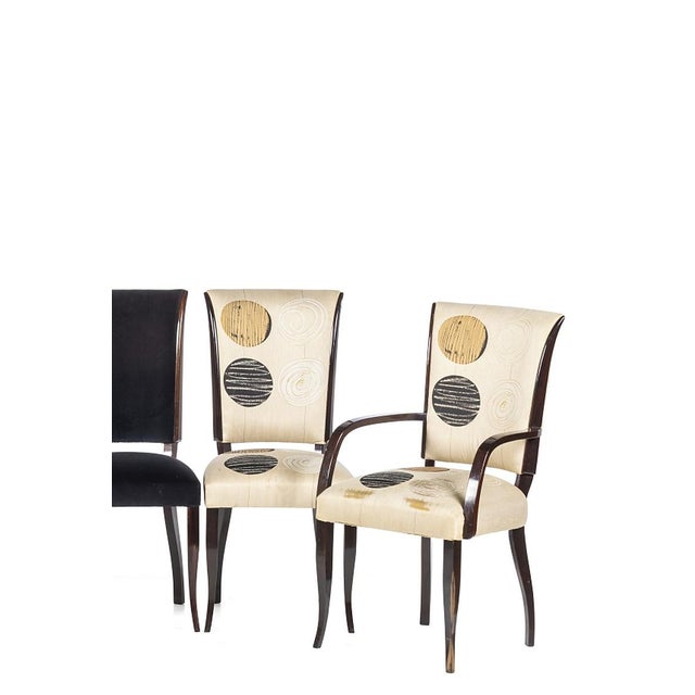 Chairs and Armchairs, Set of 5 For Sale - Image 4 of 8