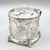 Antique Edwardian English Biscuit Barrel with Silver Plated and Cut Glass Liner, England, 1900 For Sale - Image 5 of 18