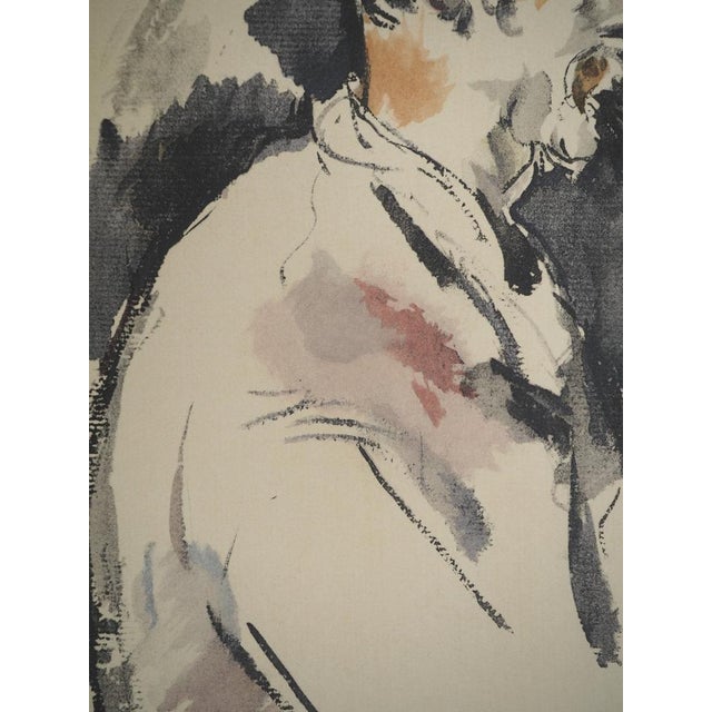 Paul Cezanne, Study for a Card Player, Lithograph and Stencil For Sale - Image 4 of 6