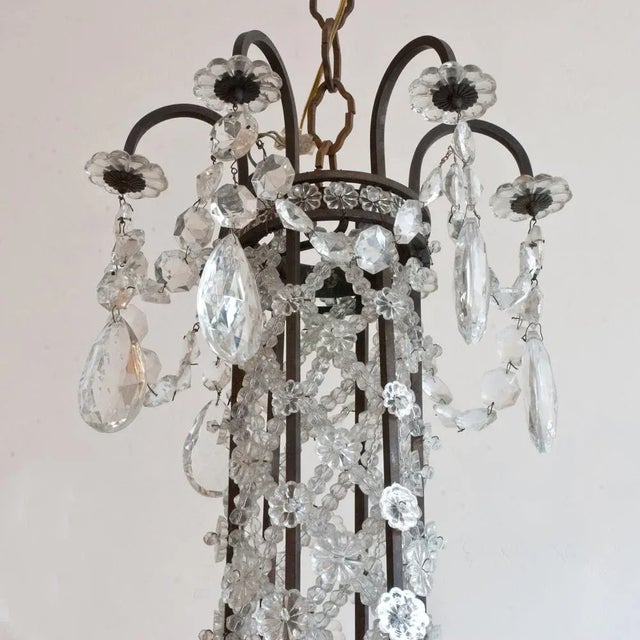 Purple Italian Chandelier, 1950s For Sale - Image 8 of 9