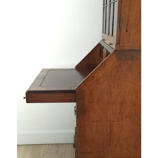Rare Small George I Walnut Secretary Desk With Hidden Compartments, Circa 1715 For Sale - Image 10 of 12