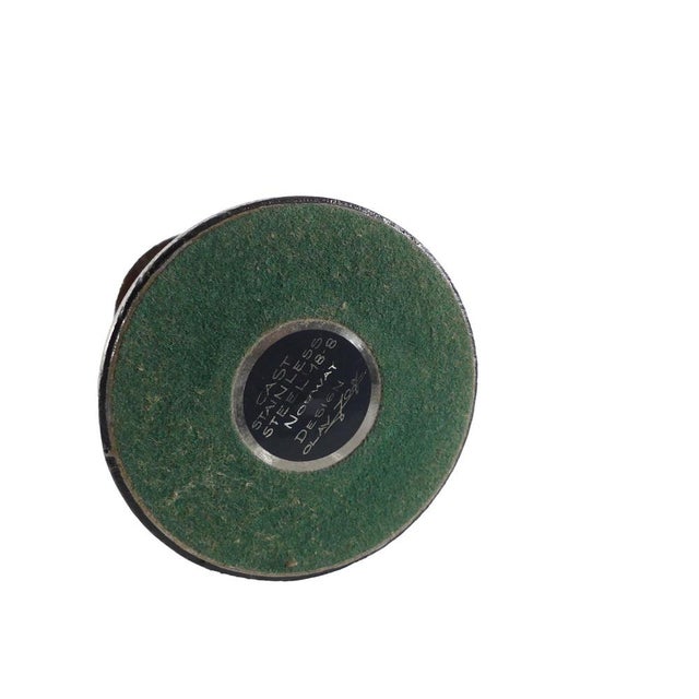 1970s Brutalist Stainless Steel Candleholder by Olav Joff for Polaris/Figgjo, 1970s For Sale - Image 5 of 6