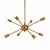 Bring timeless mid-century style into your home with this handmade 8-arm brass Sputnik chandelier. Designed with a...