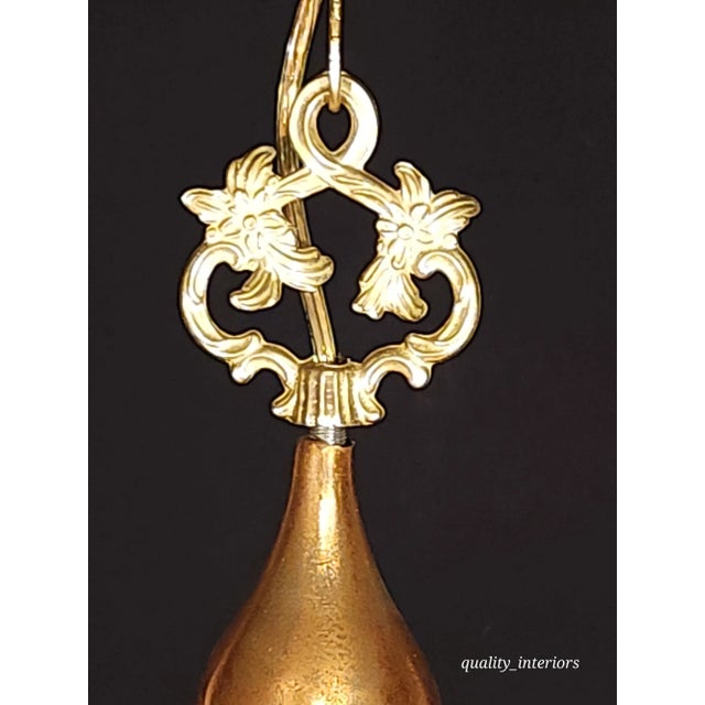 Late 19th Century Massive Antique C. 1880s Ornate Victorian Copper Lantern Converted to Electric For Sale - Image 5 of 12