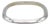 Modern Geometric Solid Sterling Silver Bangle For Sale