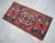 Distressed Low Pile Turkish Petite Rug Hand Knotted Faded Mat Enrty Decor- 1'8'' X 3' For Sale - Image 10 of 13