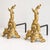 Late 19th Century Louis Philippe Gilt Bronze Andirons, Set of 2 For Sale - Image 4 of 10