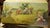 18th century style scriban commode writing desk. Beautiful hand painted italian maiden country scene.3 drawers. With flip...