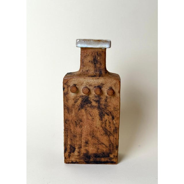 Scandinavian Modern Stoneware Vase by Curt Addin, 1970s For Sale - Image 10 of 13
