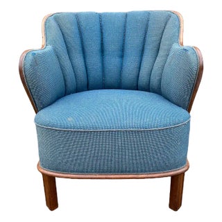 Danish Art Deco Lounge Chair, 1940s For Sale