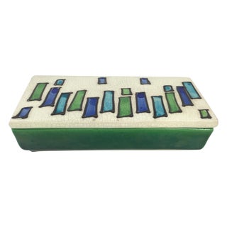 Bitossi Mid-Century Italian Art Pottery Box For Sale