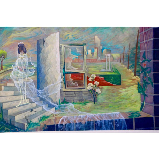 "The Spirit of the House" Painting by Cees Brokke For Sale - Image 4 of 10