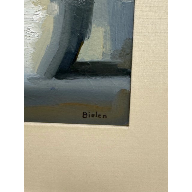 Paper Stanley Bielen "Ladi Apples" Oil on Paper + Signed, Circa 2001 For Sale - Image 7 of 12