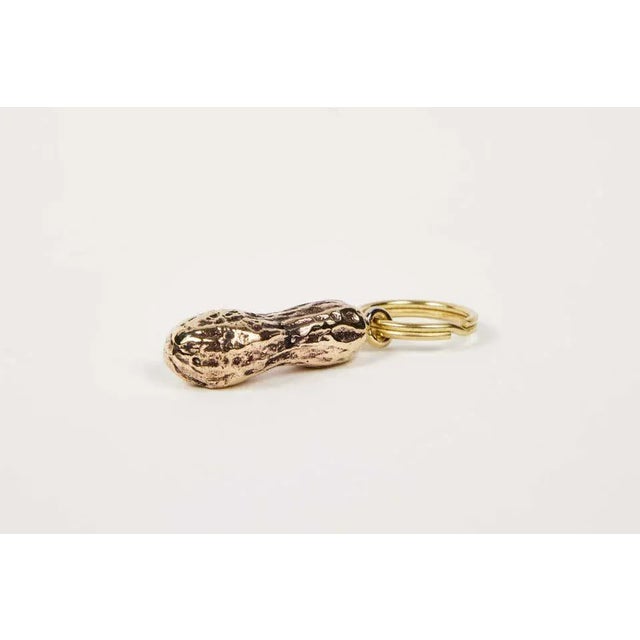Metal Carl Auböck Model #5617 'Peanut' Brass Figurine Keyring For Sale - Image 7 of 10