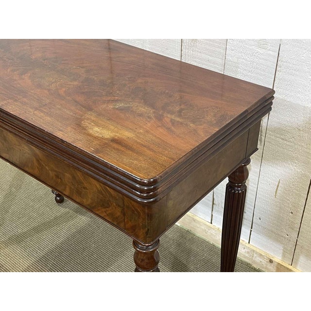 19th Century Louis Philippe Mahogany Games Table For Sale - Image 3 of 14
