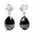 Gleaming in polished 18k white gold, these dangle earrings make a statement with their sparkling splendor that twinkles as...