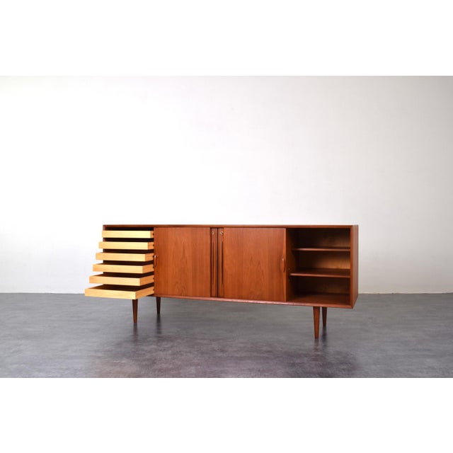 Mid-Century Modern Danish Teak Sideboard, 1960s For Sale - Image 10 of 18