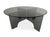 Round Coffee Table in Transparent Dark Glass, Italy, 1960s For Sale - Image 3 of 6