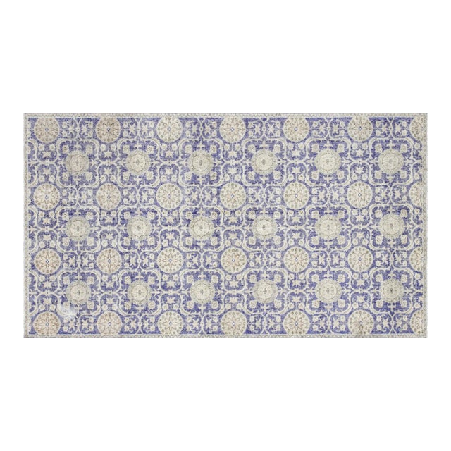 1960s Turkish Oushak Rug For Sale