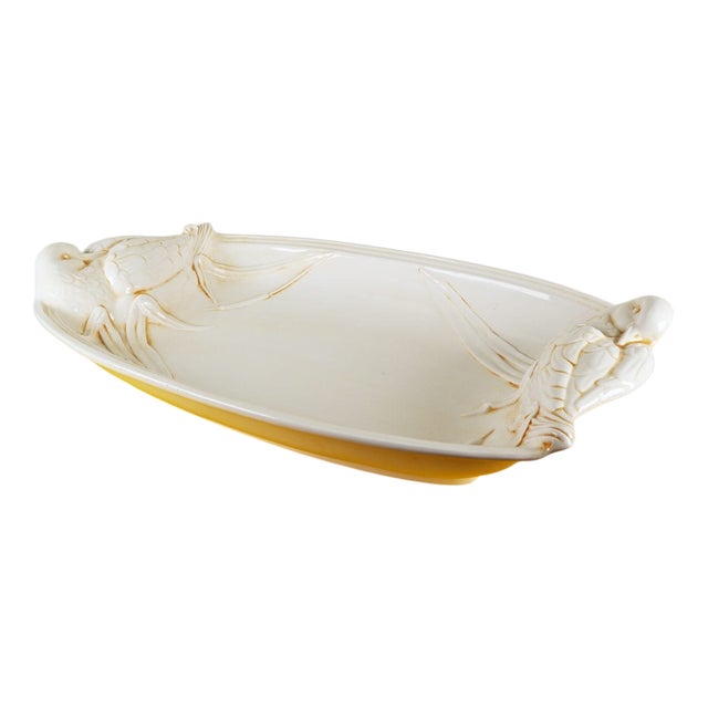 Large Vintage Italian Ceramic Centerpiece For Sale
