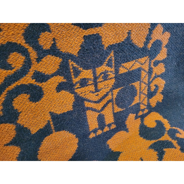 1960s Large Swedish Modern Wall Tapestry by Anna Nomtak 60s For Sale - Image 5 of 7