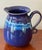 Late 20th Century Late 20th Century Blue Studio Pottery Pitcher, Signed For Sale - Image 5 of 9