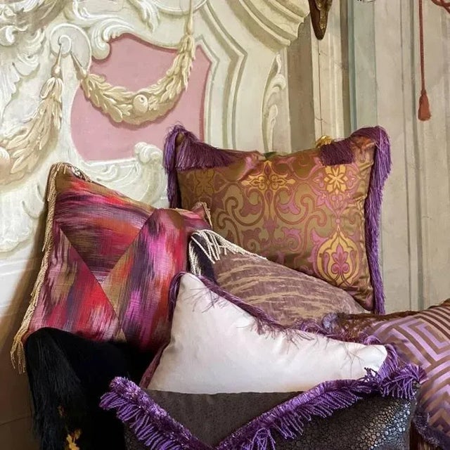 Cecile Cushion Cover from Sohil Design For Sale - Image 4 of 7