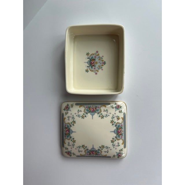Royal Doulton Juliet Trinket Box Made in England For Sale In Raleigh - Image 6 of 7
