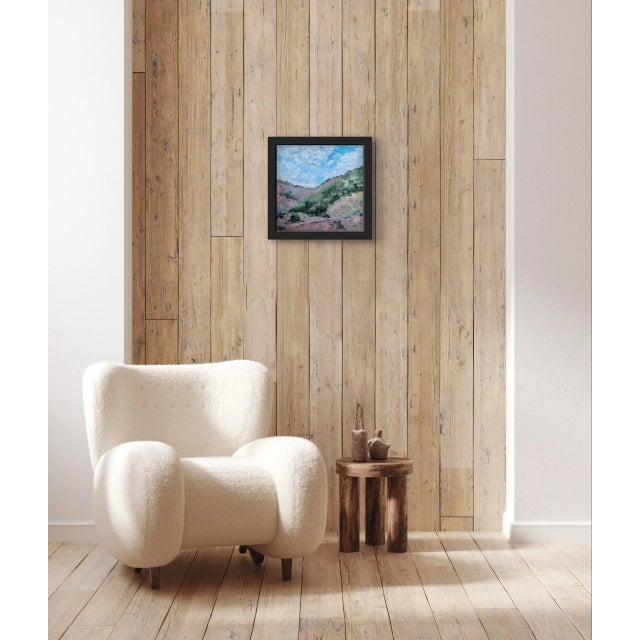 Impasto Desert Landscape Oil Painting – American Southwest Inspired Art For Sale - Image 9 of 9